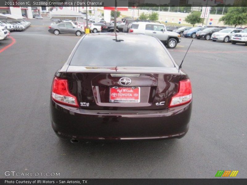 Sizziling Crimson Mica / Dark Charcoal 2011 Scion tC