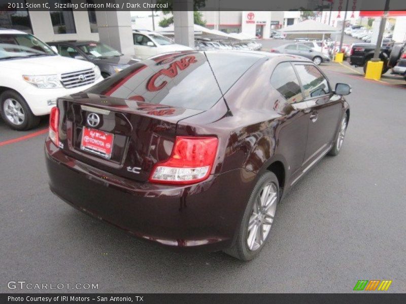 Sizziling Crimson Mica / Dark Charcoal 2011 Scion tC