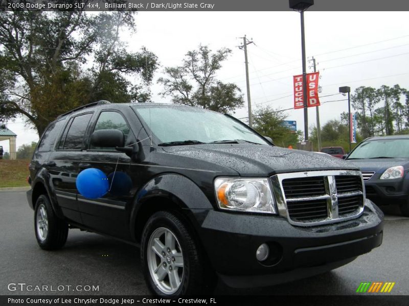 Brilliant Black / Dark/Light Slate Gray 2008 Dodge Durango SLT 4x4