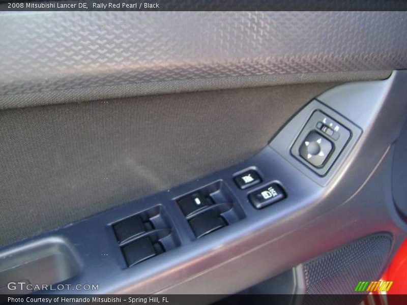 Rally Red Pearl / Black 2008 Mitsubishi Lancer DE