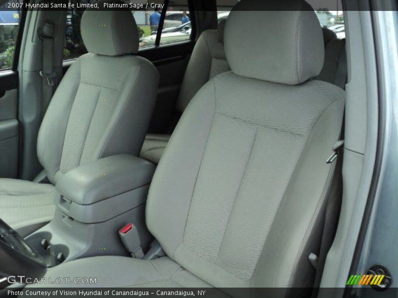 Platinum Sage / Gray 2007 Hyundai Santa Fe Limited