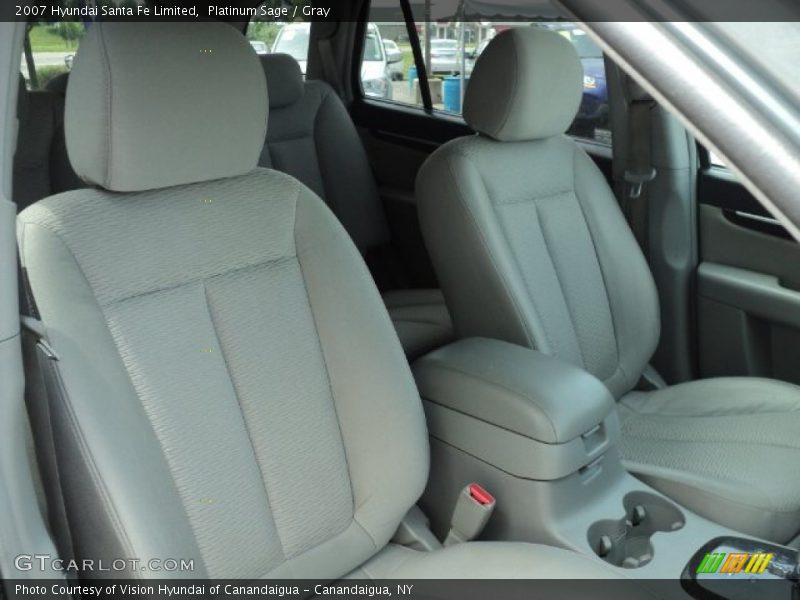 Platinum Sage / Gray 2007 Hyundai Santa Fe Limited