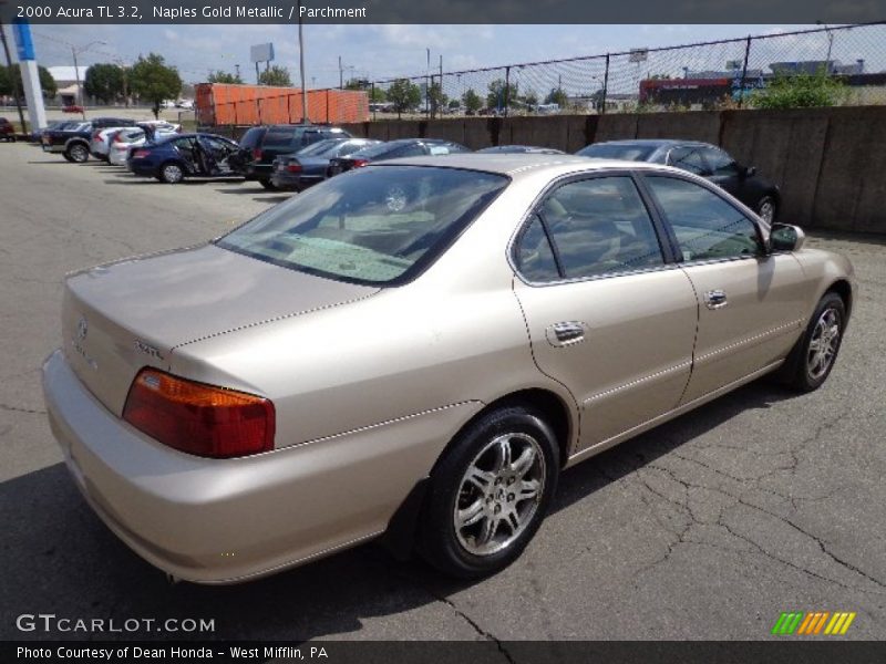 Naples Gold Metallic / Parchment 2000 Acura TL 3.2