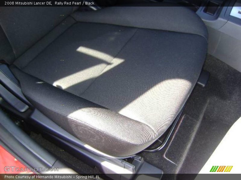 Rally Red Pearl / Black 2008 Mitsubishi Lancer DE