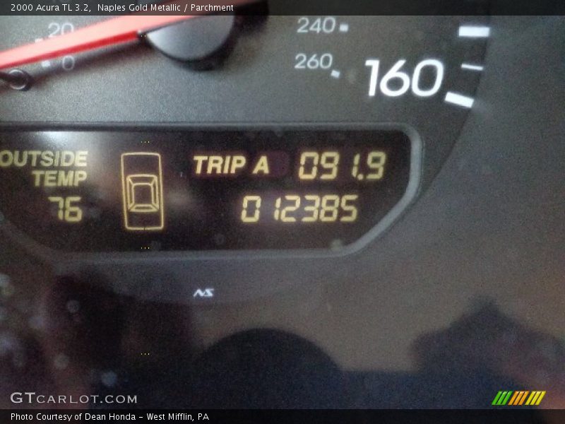 Naples Gold Metallic / Parchment 2000 Acura TL 3.2