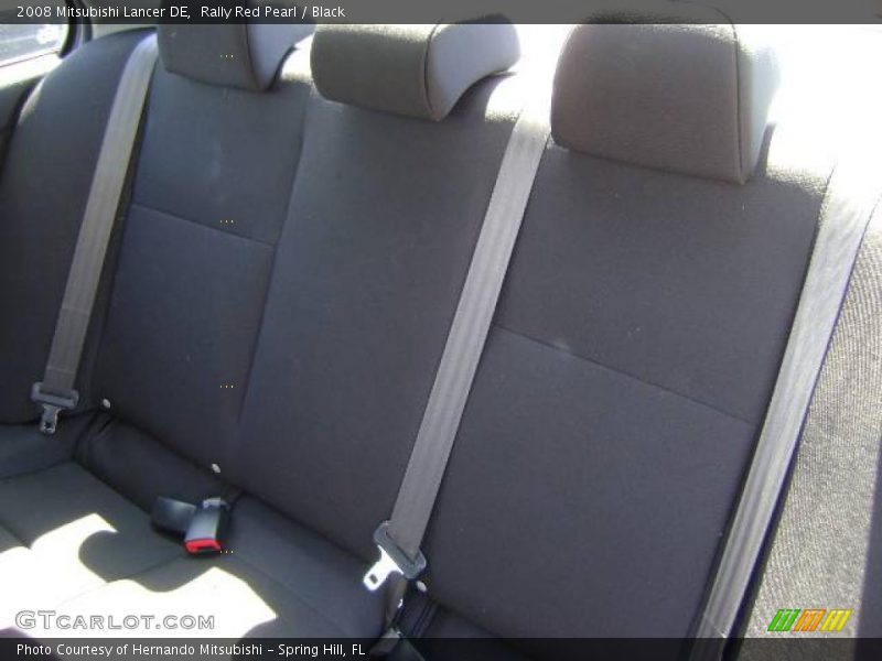 Rally Red Pearl / Black 2008 Mitsubishi Lancer DE