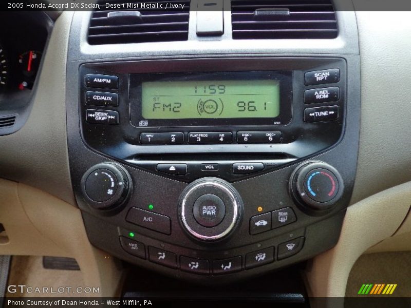 Desert Mist Metallic / Ivory 2005 Honda Accord DX Sedan
