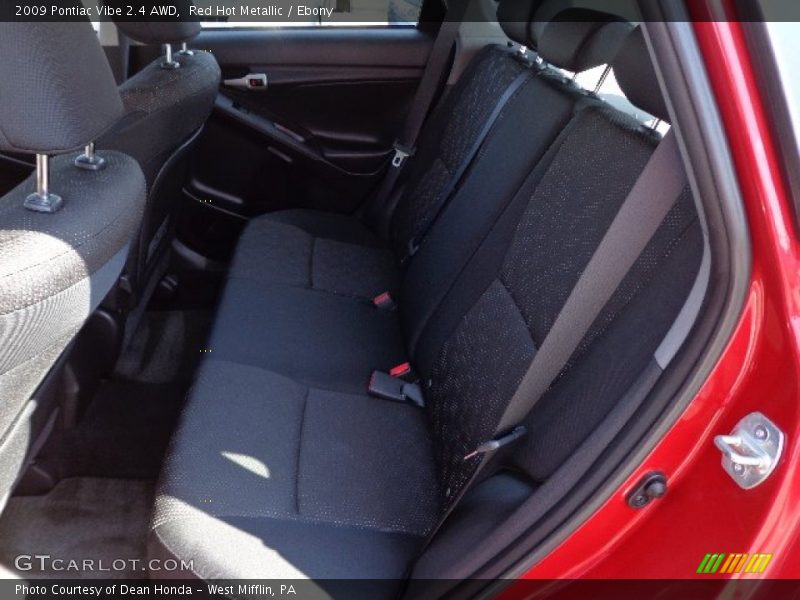 Red Hot Metallic / Ebony 2009 Pontiac Vibe 2.4 AWD