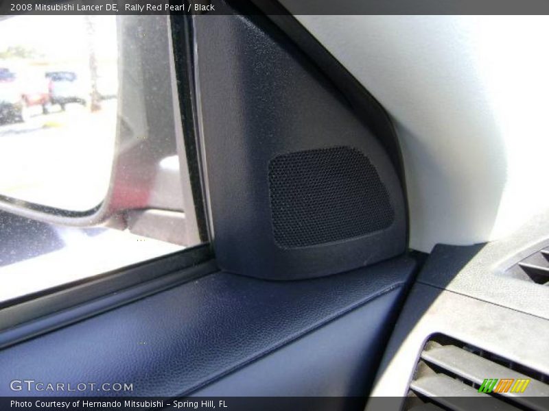 Rally Red Pearl / Black 2008 Mitsubishi Lancer DE