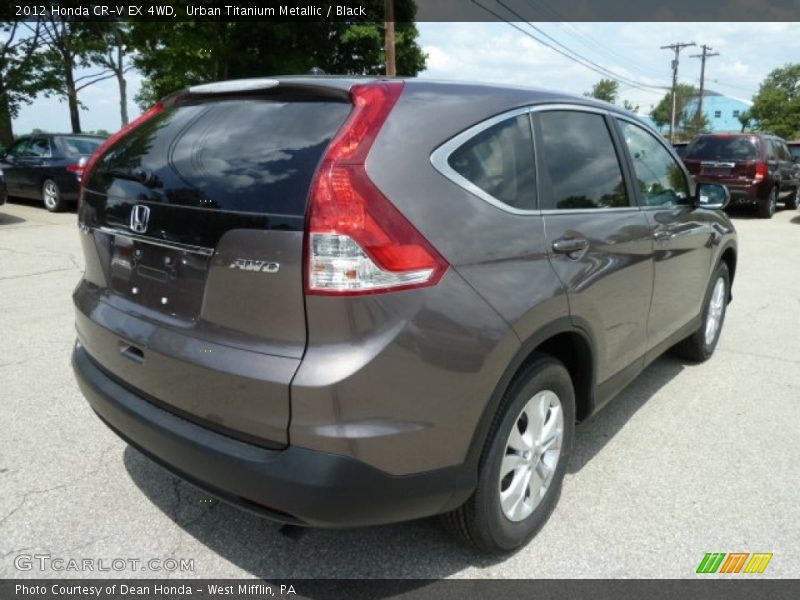 Urban Titanium Metallic / Black 2012 Honda CR-V EX 4WD