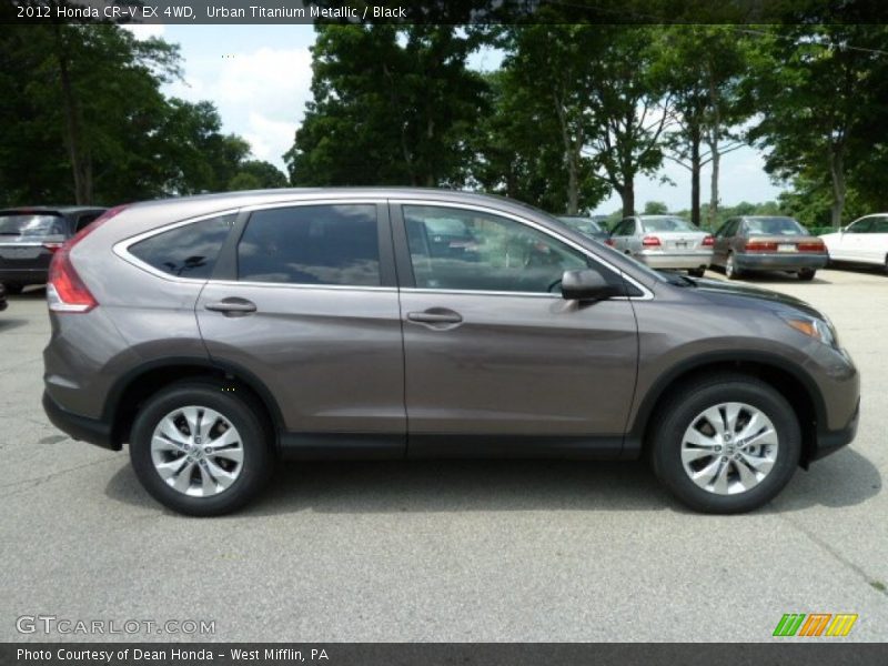 Urban Titanium Metallic / Black 2012 Honda CR-V EX 4WD