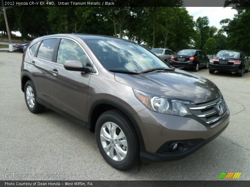Urban Titanium Metallic / Black 2012 Honda CR-V EX 4WD