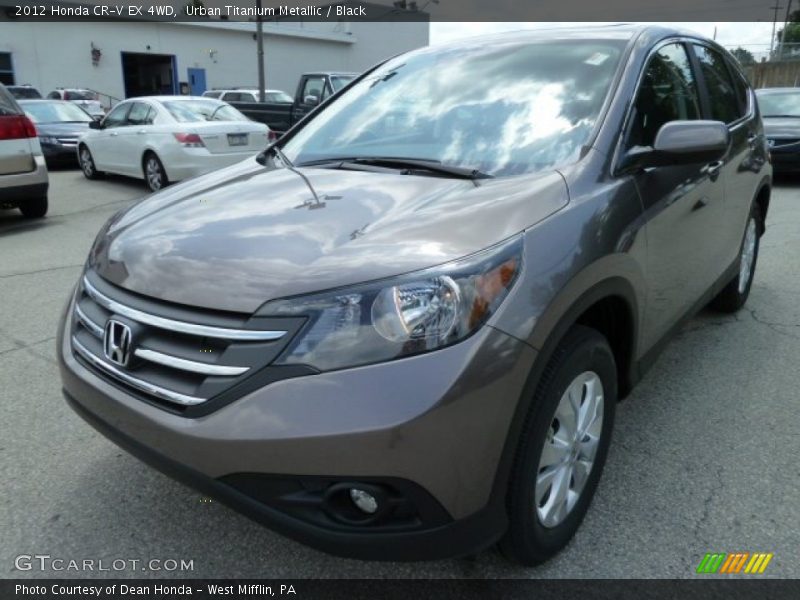 Urban Titanium Metallic / Black 2012 Honda CR-V EX 4WD