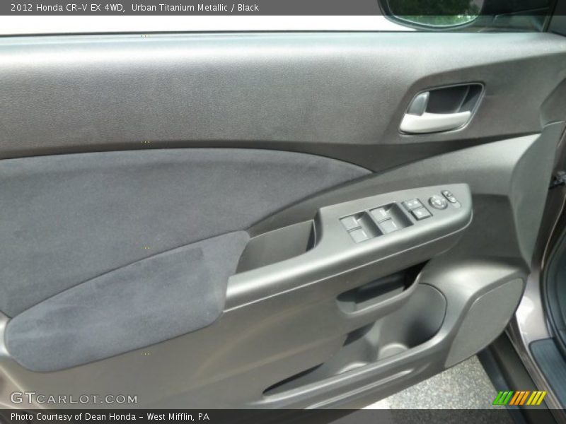 Urban Titanium Metallic / Black 2012 Honda CR-V EX 4WD