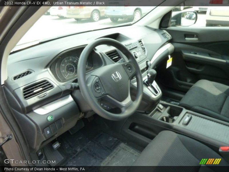 Urban Titanium Metallic / Black 2012 Honda CR-V EX 4WD