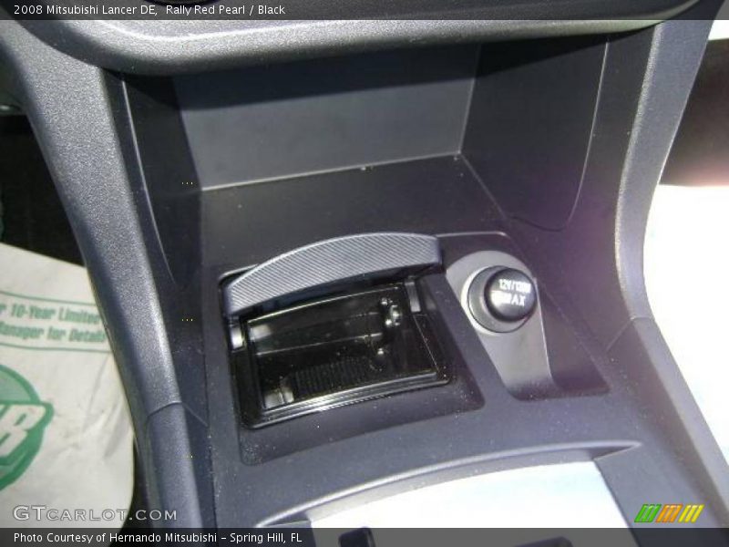 Rally Red Pearl / Black 2008 Mitsubishi Lancer DE