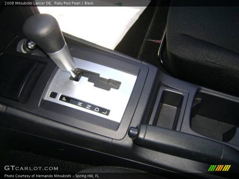 Rally Red Pearl / Black 2008 Mitsubishi Lancer DE