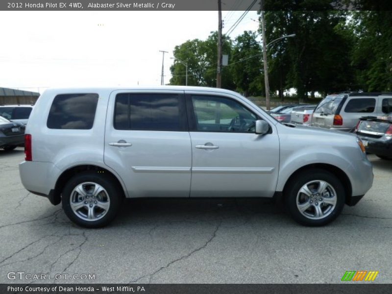  2012 Pilot EX 4WD Alabaster Silver Metallic