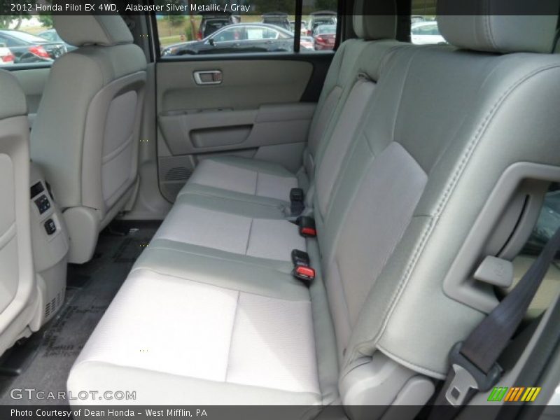 Alabaster Silver Metallic / Gray 2012 Honda Pilot EX 4WD