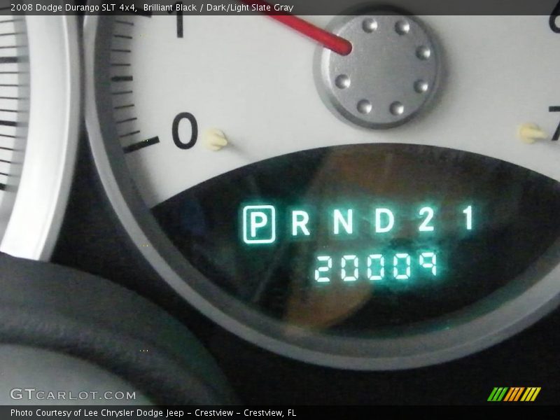 Brilliant Black / Dark/Light Slate Gray 2008 Dodge Durango SLT 4x4