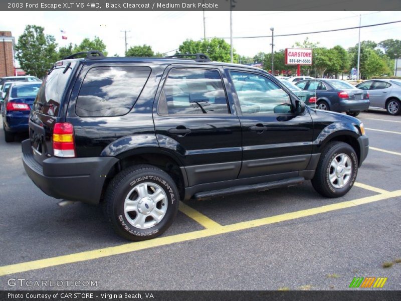 Black Clearcoat / Medium Dark Pebble 2003 Ford Escape XLT V6 4WD