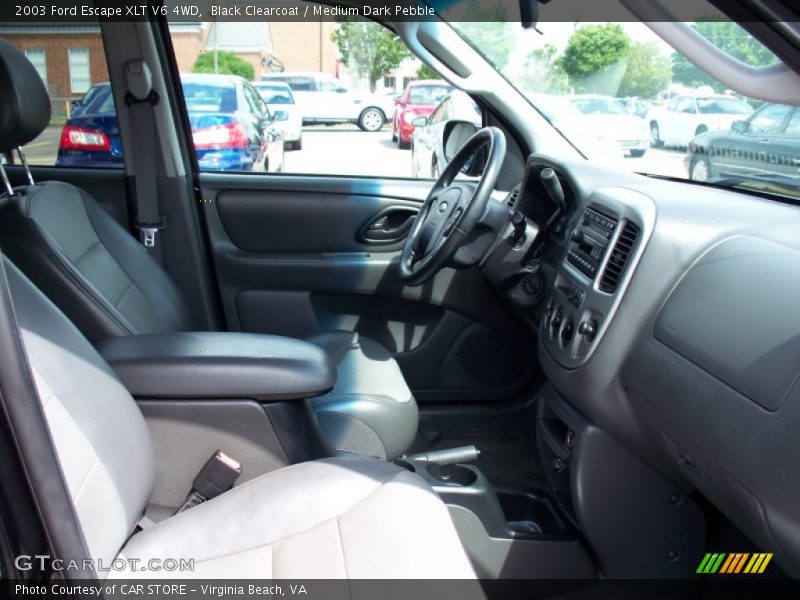 Black Clearcoat / Medium Dark Pebble 2003 Ford Escape XLT V6 4WD