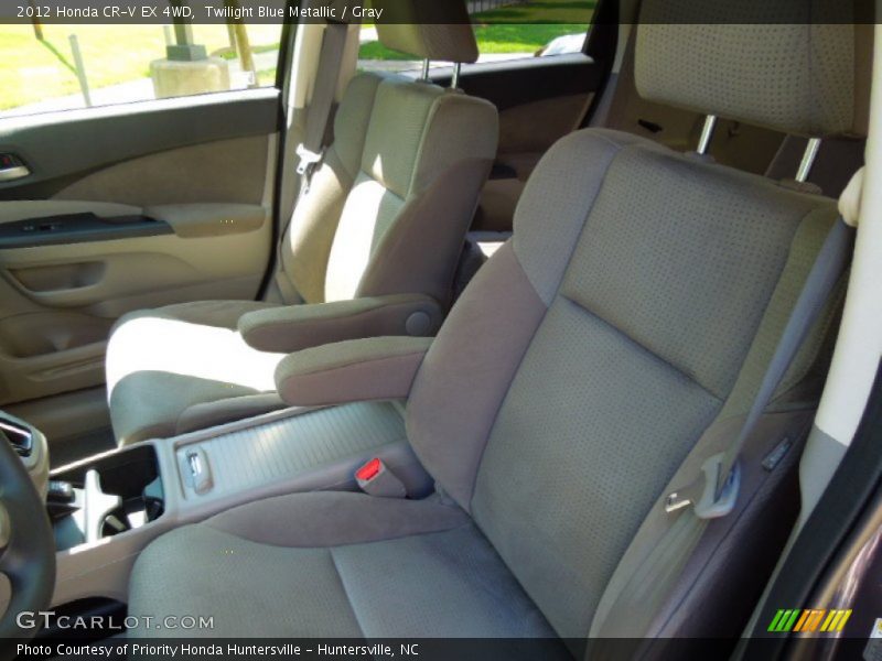 Twilight Blue Metallic / Gray 2012 Honda CR-V EX 4WD
