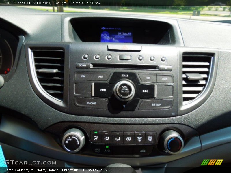 Twilight Blue Metallic / Gray 2012 Honda CR-V EX 4WD