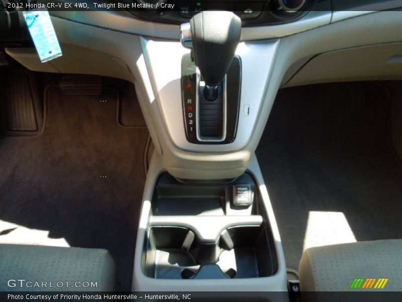 Twilight Blue Metallic / Gray 2012 Honda CR-V EX 4WD