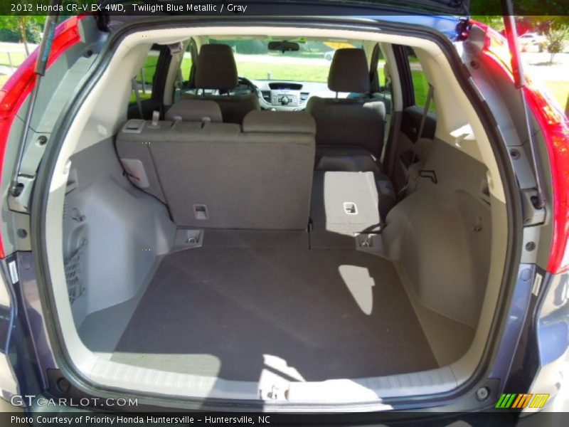 Twilight Blue Metallic / Gray 2012 Honda CR-V EX 4WD