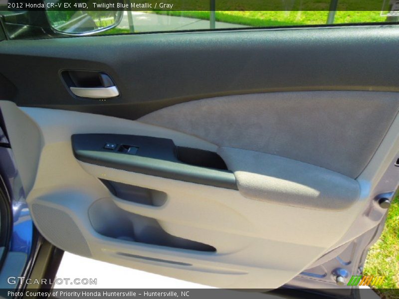 Twilight Blue Metallic / Gray 2012 Honda CR-V EX 4WD
