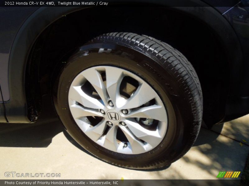 Twilight Blue Metallic / Gray 2012 Honda CR-V EX 4WD