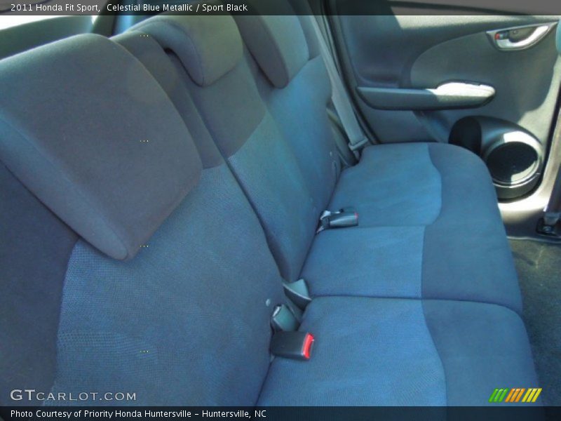 Celestial Blue Metallic / Sport Black 2011 Honda Fit Sport