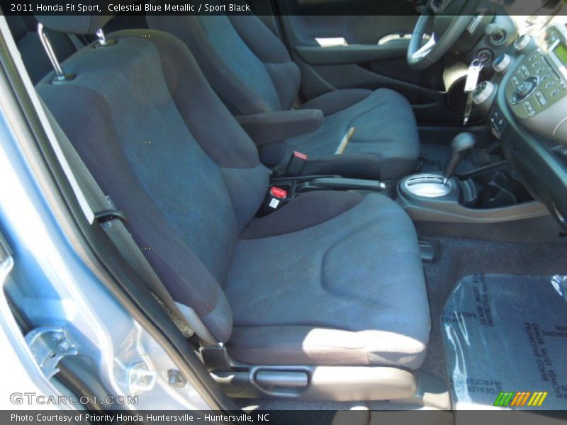 Celestial Blue Metallic / Sport Black 2011 Honda Fit Sport