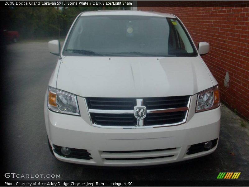 Stone White / Dark Slate/Light Shale 2008 Dodge Grand Caravan SXT