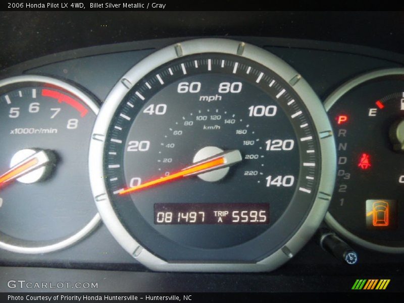 Billet Silver Metallic / Gray 2006 Honda Pilot LX 4WD