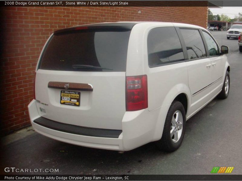 Stone White / Dark Slate/Light Shale 2008 Dodge Grand Caravan SXT