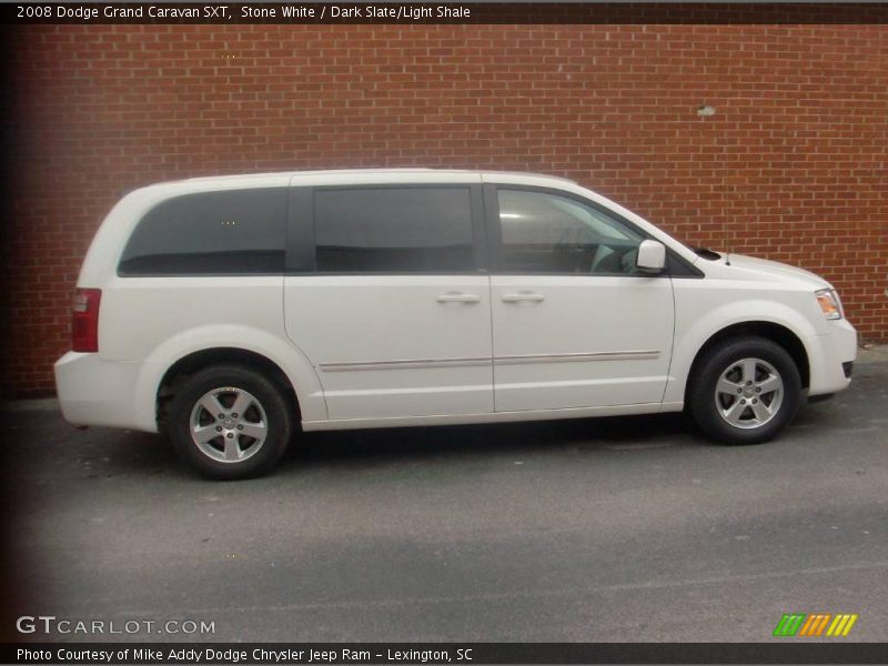 Stone White / Dark Slate/Light Shale 2008 Dodge Grand Caravan SXT