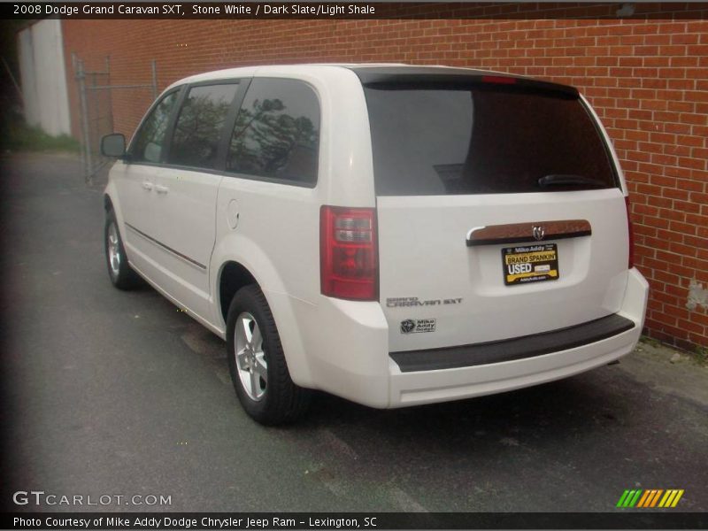 Stone White / Dark Slate/Light Shale 2008 Dodge Grand Caravan SXT