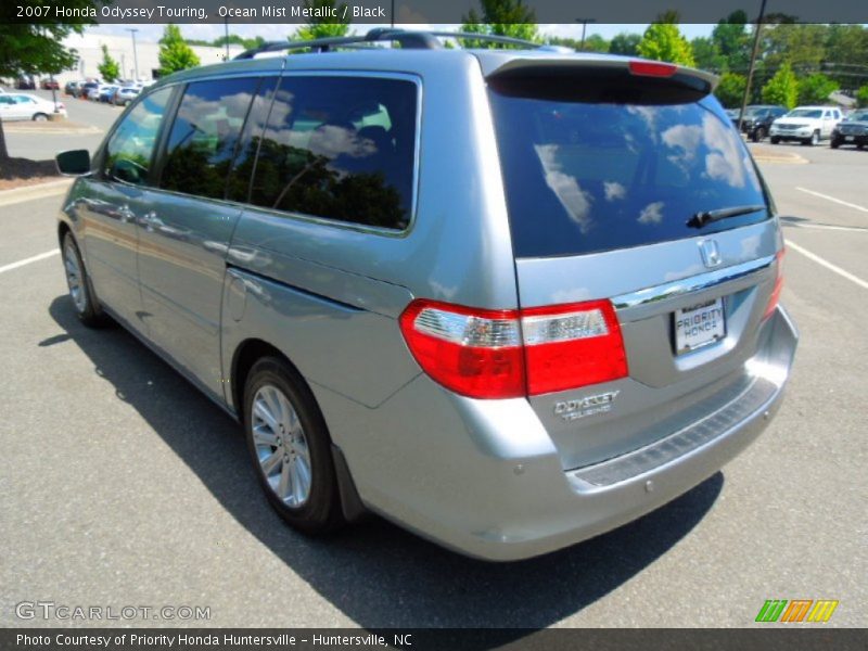 Ocean Mist Metallic / Black 2007 Honda Odyssey Touring