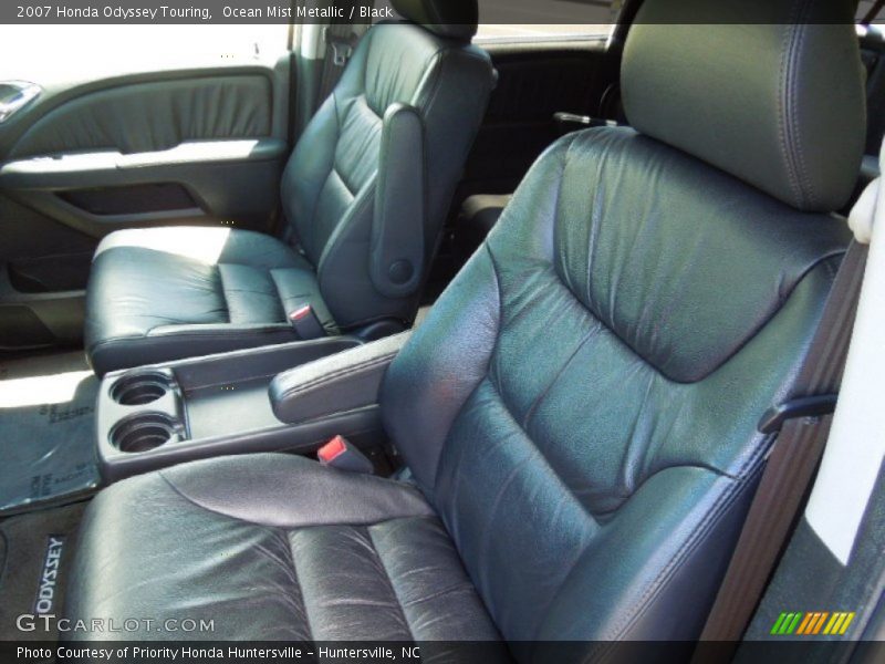 Ocean Mist Metallic / Black 2007 Honda Odyssey Touring