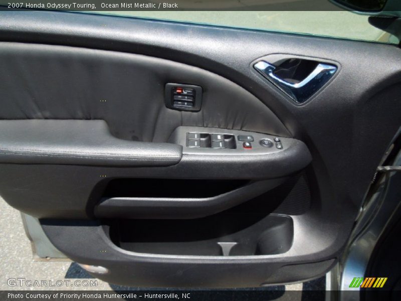 Ocean Mist Metallic / Black 2007 Honda Odyssey Touring