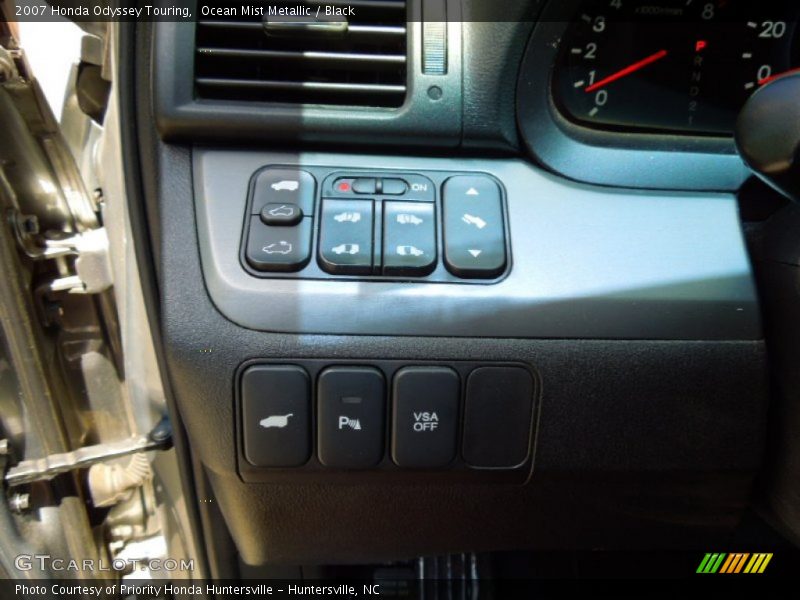 Ocean Mist Metallic / Black 2007 Honda Odyssey Touring
