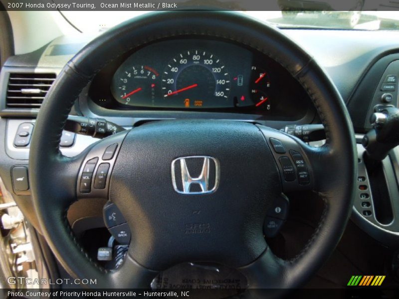 Ocean Mist Metallic / Black 2007 Honda Odyssey Touring