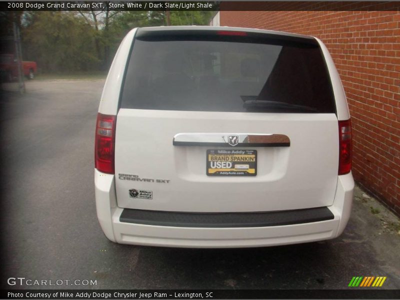 Stone White / Dark Slate/Light Shale 2008 Dodge Grand Caravan SXT