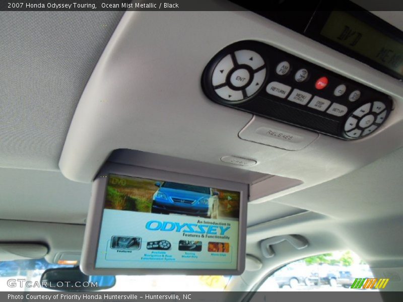 Ocean Mist Metallic / Black 2007 Honda Odyssey Touring