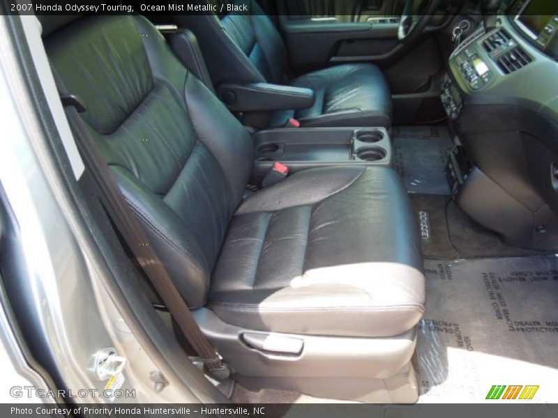 Ocean Mist Metallic / Black 2007 Honda Odyssey Touring