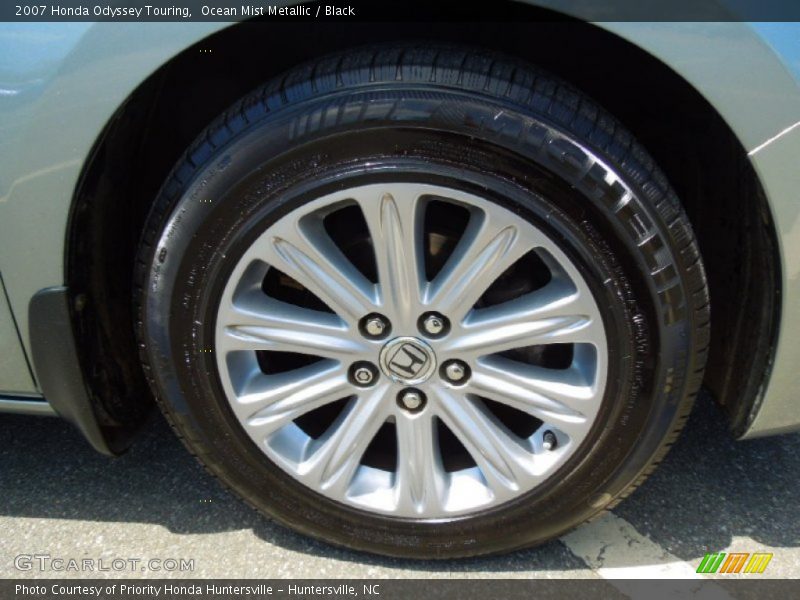 Ocean Mist Metallic / Black 2007 Honda Odyssey Touring