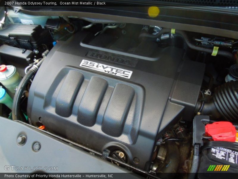 Ocean Mist Metallic / Black 2007 Honda Odyssey Touring