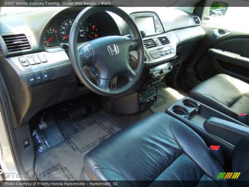 Ocean Mist Metallic / Black 2007 Honda Odyssey Touring